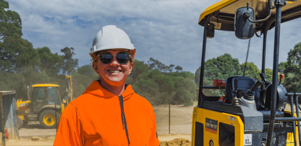 Holllie Coburn training at TAFE Gippsland 