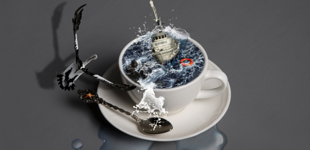 Storm in a teacup by Alison Whiter 